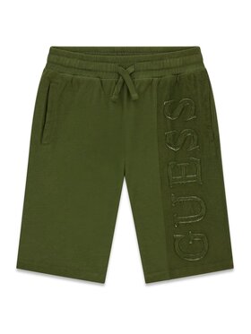 Guess Kids Guess Kids Spodnie materiałowe 181805 Zielony Regular Fit