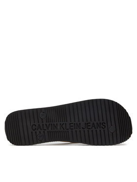 Calvin Klein Jeans Japonke Beach Sandal Monogram Tpu YM0YM00838 Črna