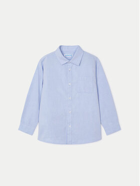 Mayoral Mayoral Camicia 146 Celeste Regular Fit