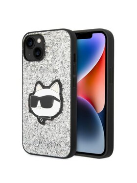 KARL LAGERFELD KARL LAGERFELD Etui na telefon iPhone 14 Plus Srebrny