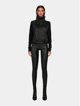 MADE BY SOCIETY MADE BY SOCIETY Kurtka anorak NOIR DRIFT Hoodie - H27804 Czarny Basic Fit