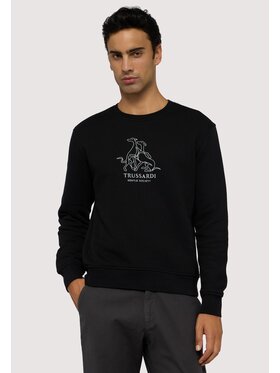 Trussardi Trussardi Felpa G8088100037N033 Nero Regular Fit