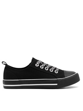 DeeZee DeeZee Sneakers aus Stoff CSS20377-13 Schwarz
