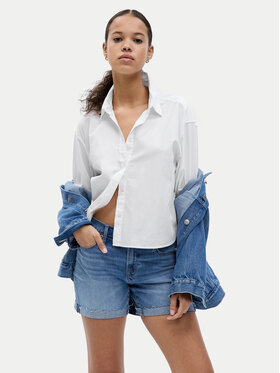 Gap Gap Szorty jeansowe 570596-02 Niebieski Regular Fit