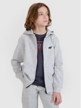 4F 4F Bluza 4FJWSS25TSWSM1714-27M Szary Regular Fit