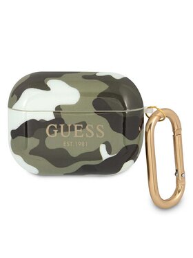 Guess Guess Etui na słuchawki AirPods Pro Zielony