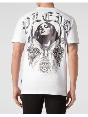 PHILIPP PLEIN PHILIPP PLEIN T-shirt 901 Bianco Regular Fit