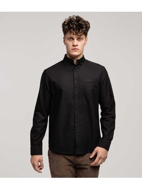 Lee Cooper Lee Cooper Koszula LARS OXFORD Czarny Regular Fit