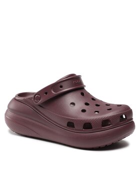 Crocs Crocs Natikači Crocs Classic Crush Clog 207521 Bordo rdeča