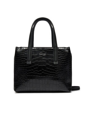 Calvin Klein Calvin Klein Torebka Ck Must Mini Tote_Croco K60K612163 Czarny