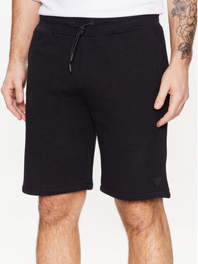 Guess Guess Pantaloni scurți sport Aldwin Z2YD04 KAIJ1 Negru Slim Fit