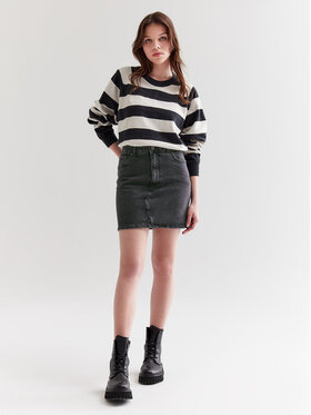 Americanos Americanos Fustă de blugi Pittsburgh Negru Regular Fit