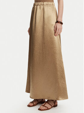 Max Mara Max Mara Spódnica trapezowa Nuevo 2516101028 Beżowy Regular Fit
