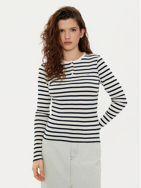 Tommy Jeans Tommy Jeans Μπλουζάκι DW0DW19501 Λευκό Slim Fit