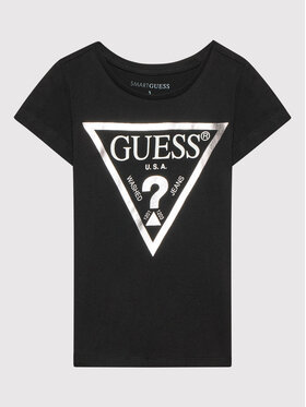 Guess Guess Тишърт K73I56 K8HM0 Черен Regular Fit