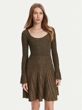 STAUD STAUD Rochie tricotată Raquel R25R2116LX Bej Slim Fit