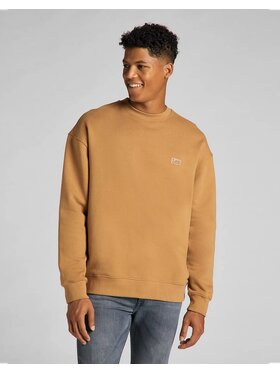 Lee Lee Felpa CORE LOOSE CREW Marrone Regular Fit