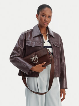 PINKO PINKO Tasche Love One Slouchy Zip Classic AI 25-26 PLTT 105081 A2JG Braun