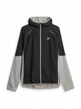 4F 4F Bluza RUNNING Szary Regular Fit