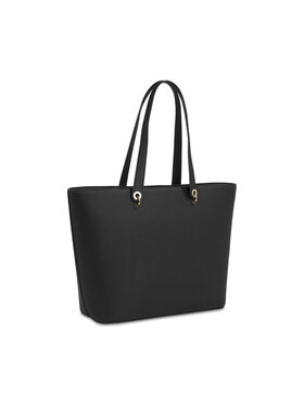 Tommy Hilfiger Ročna Torba Th Emblem Tote AW0AW15178 Črna