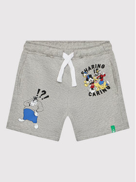 United Colors Of Benetton United Colors Of Benetton Спортивні шорти DISNEY 3BC1G900I Сірий Regular Fit