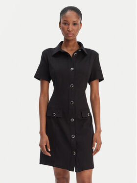 Guess Guess Hétköznapi ruha W6RK34 KCMU2 Fekete Classic Fit