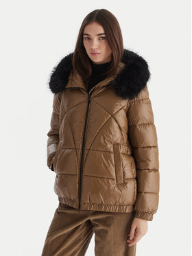 Geox Geox Kurtka zimowa Backsie W5628S T3121 F5212 Brązowy Oversize