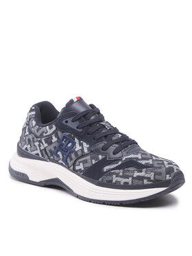 Tommy Hilfiger Tommy Hilfiger Sneakersy Modern Prep Denim Monogram FM0FM04361 Tmavomodrá