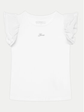 Guess Guess Блуза K5RI22 K6YW4 Бял Regular Fit
