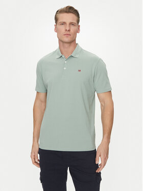 Napapijri Napapijri Polo marškinėliai Ealis NP0A4H8B Žalia Regular Fit