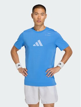 adidas adidas Koszulka techniczna 162452 Niebieski jasny Regular Fit