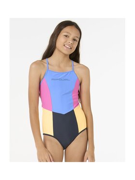 Rip Curl Rip Curl Strój kąpielowy Block Partyâ One Piece -Gir Granatowy