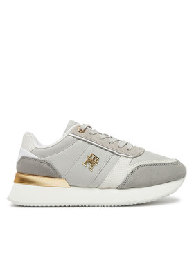Tommy Hilfiger Tommy Hilfiger Sportcipők Th Fashion Runner FW0FW08475 Szürke