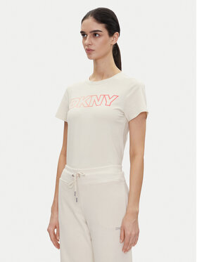 DKNY Sport DKNY Sport T-Shirt DP5T1193 Μπεζ Regular Fit