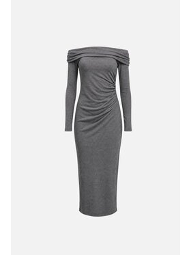 PINKO PINKO Sukienka codzienna Novaline Szary Fitted Fit