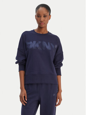 DKNY Sport DKNY Sport Džemperis ar kapuci DP6T1561 Tumši zils Oversize