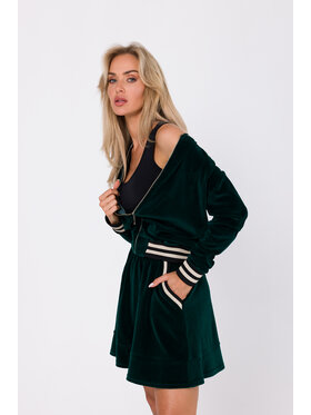 Made of Emotion Made of Emotion Spódnica M768 Zielony Modern Fit