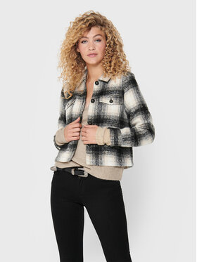 ONLY ONLY Demisezoninė striukė Lou 15208838 Juoda Regular Fit