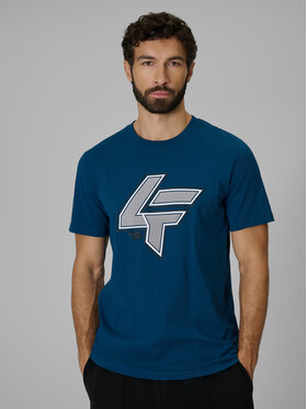 4F 4F T-Shirt CITY Turkusowy Regular Fit