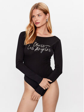 Guess Guess Glaustinukė W3YP54 J1314 Juoda Slim Fit