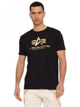 Alpha Industries Alpha Industries T-Shirt AI.100501CB-365 Czarny Basic Fit