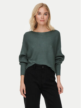 ONLY ONLY Svetr Adaline 15226298 Zelená Relaxed Fit