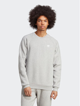 adidas adidas Bluza Trefoil Essentials Crewneck Sweatshirt IA4829 Szary Regular Fit