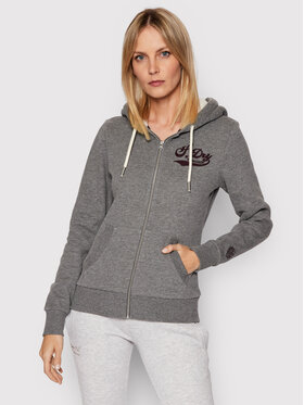 Superdry Superdry Majica dugih rukava Pride In Craft W2011118A Siva Regular Fit