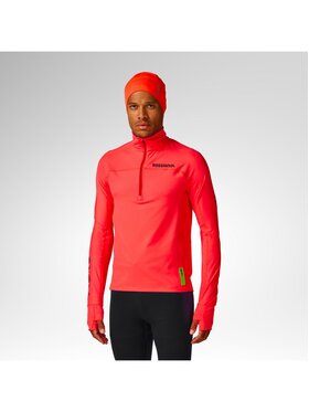 Rossignol Rossignol Bluza techniczna M Hero Half Zip First Layer Czerwony Slim Fit