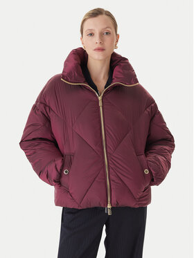 LOLA CASADEMUNT LOLA CASADEMUNT Зимно яке MF2501007 Бордо Oversize