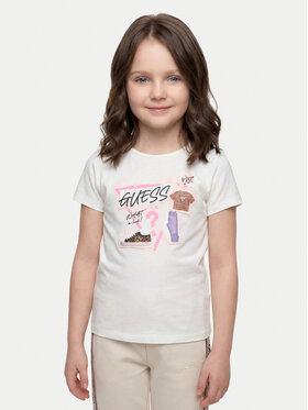 Guess Guess T-Shirt J6YI02 K3667 Λευκό Regular Fit