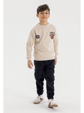 MINOTI MINOTI Spodnie cargo 23pant46 Czarny Regular Fit