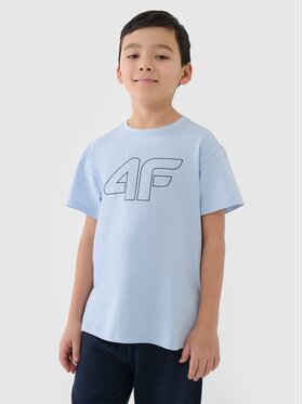 4F 4F T-Shirt 4FJWSS25TTSHM2325-33S Niebieski Oversize