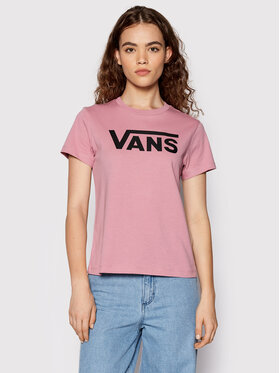 Vans Vans T-Shirt Flying V VN0A3UP4 Różowy Regular Fit